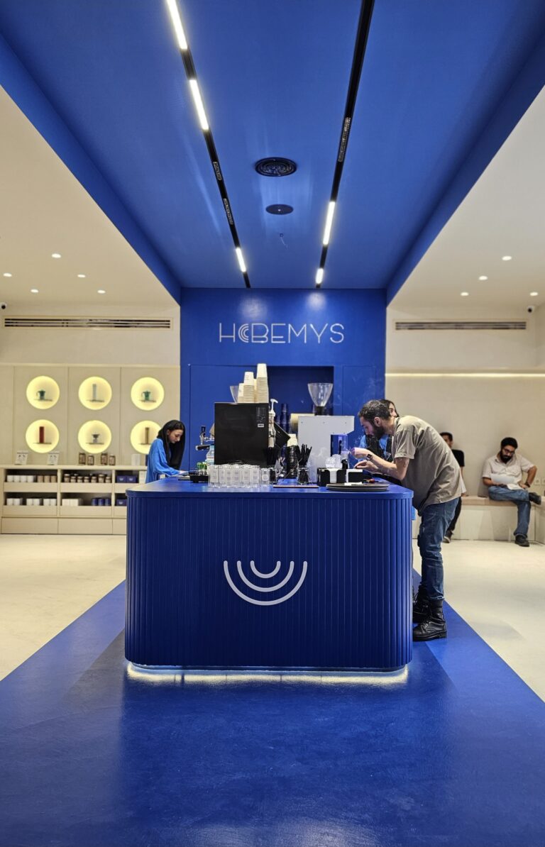 Cafe Hebemis interior design by Rack Architecture Group in tehran